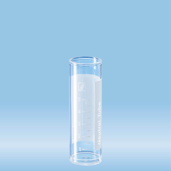 Tube, 7 ml, (LxØ): 50 x 16 mm, PS, with print