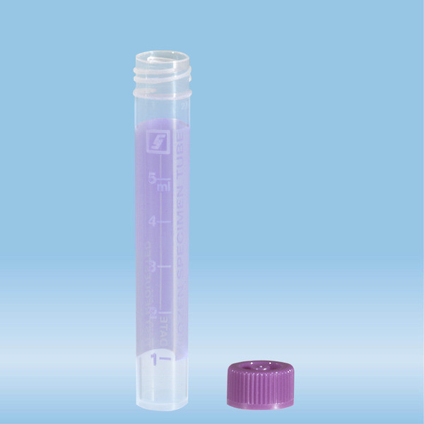 Screw cap tube, 7 ml, (LxØ): 82 x 13 mm, PP, with print