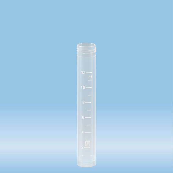 Screw cap tube, 13 ml, (LxØ): 101 x 16.5 mm, PP, with print
