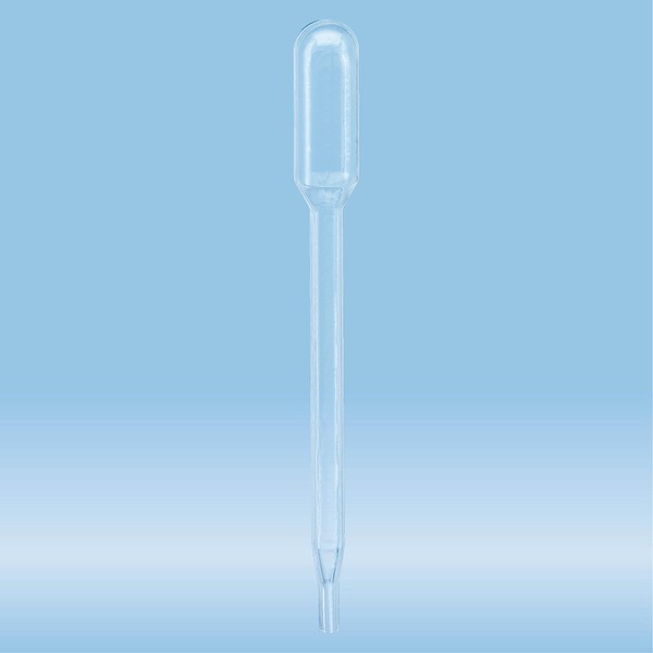 Transfer pipette, 1 ml, (LxW) 87 x 10 mm, LDPE, transparent