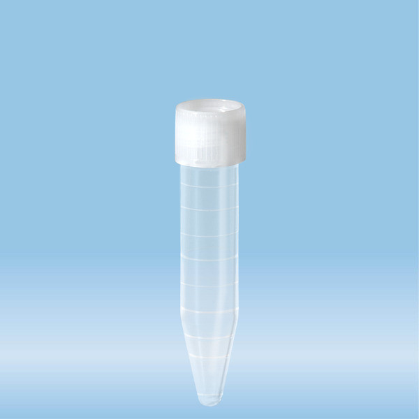Screw cap tube, 5 ml, (LxØ): 75 x 16 mm, PP