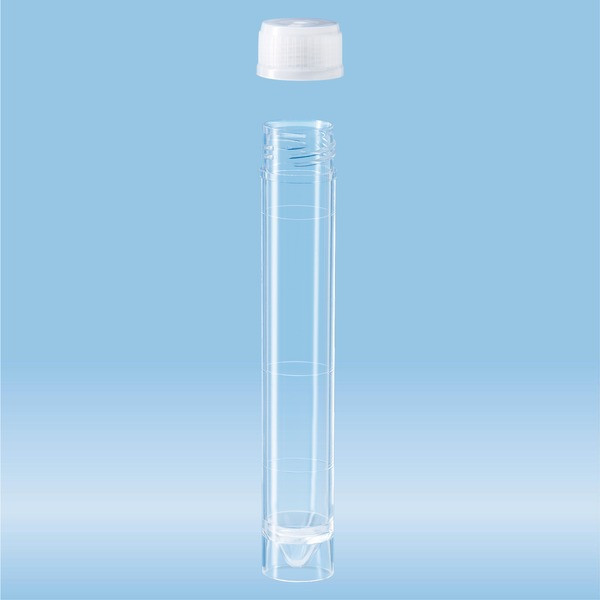 Screw cap tube, 10 ml, (LxØ): 97 x 16 mm, PS