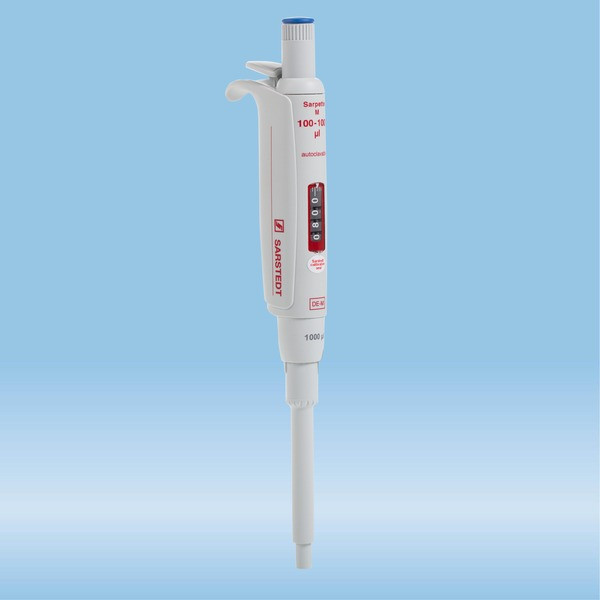 Sarpette® M, single-channel, variable, 100 µl - 1,000 µl, blue, 1 piece(s)/case