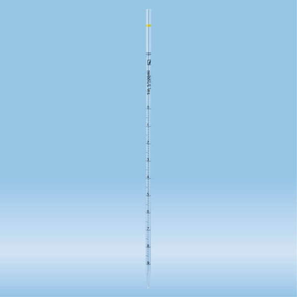 Serological pipette, with tip, unplugged, 1 ml, non-sterile, 200 piece(s)/bag