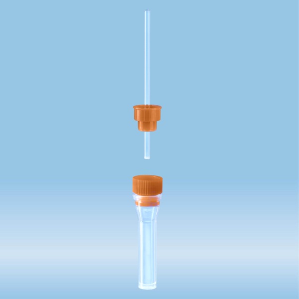 Microvette® CB 200 Serum Gel CAT, 200 µl, cap brown, push cap, flat