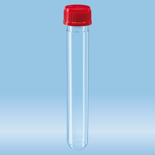 Cell culture tubes, (LxØ): 99 x 16 mm, round base, TC-treated