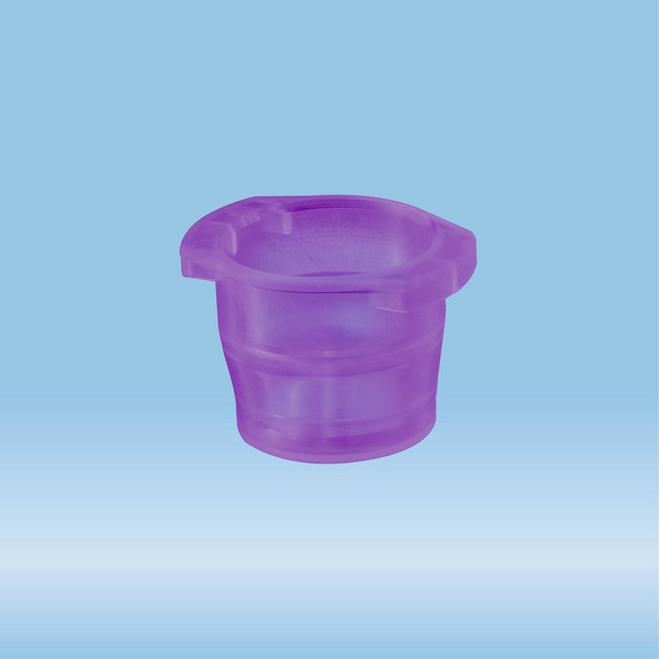Cap, violet, suitable for tubes Ø 10-17 mm