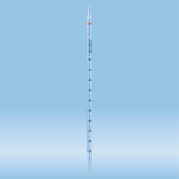 Serological pipette, with tip, plugged, 10 ml, non-sterile, 100 piece(s)/bag