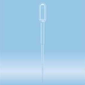 Transfer pipette, 1 ml, (LxW): 104 x 10 mm, LD-PE, transparent