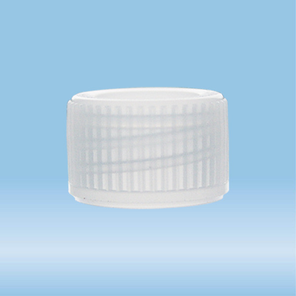 Screw cap, natural, suitable for tubes Ø 11.5 mm