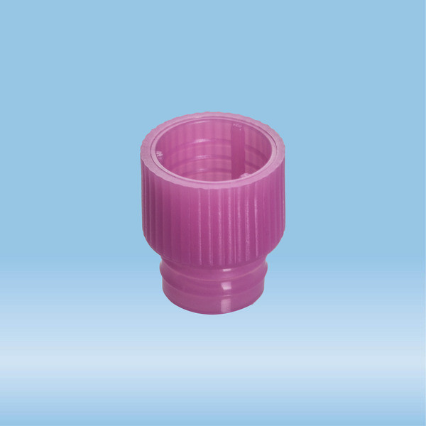 Push cap, pink, suitable for tubes Ø 12 mm