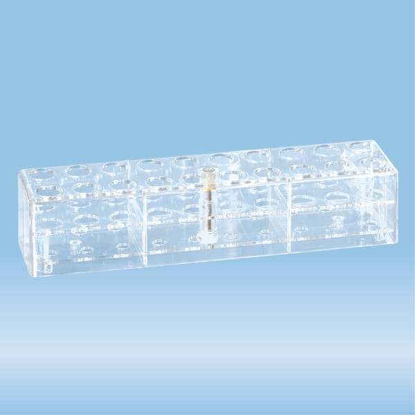 Rack, PC, format: 10 x 2, suitable for tubes, all S-Monovette® diameters
