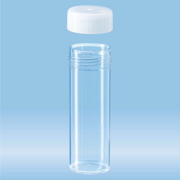 Screw cap tube, 30 ml, (LxØ): 80 x 27 mm, PC