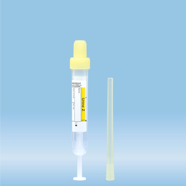 Urine Monovette®, 3.2 ml, cap yellow, (LxØ): 75 x 13 mm, 64 piece(s)/bag