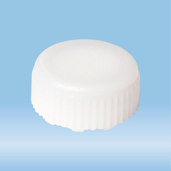 Screw cap, white, sterile, suitable for screw cap micro tubes