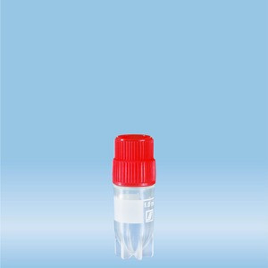 CryoPure tubes, 1.2 ml, Quickseal screw cap, red