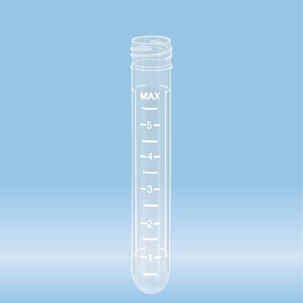 Screw cap tube, 7 ml, (LxØ): 82 x 13 mm, PP, with print