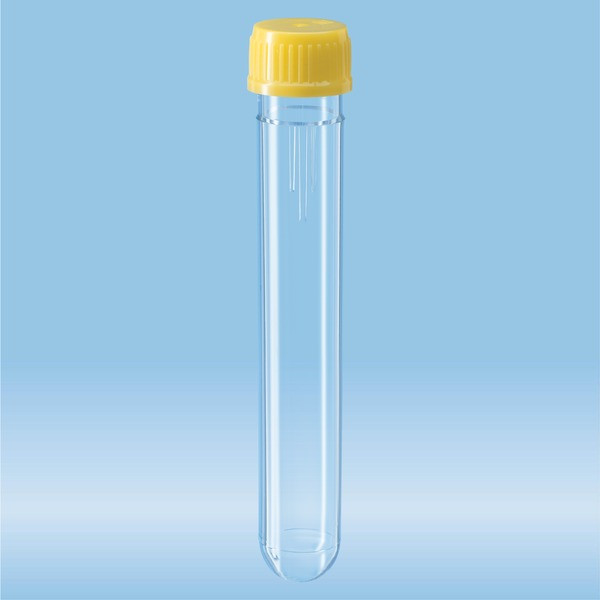 Screw cap tube, 12 ml, (LxØ): 99 x 16 mm, PC