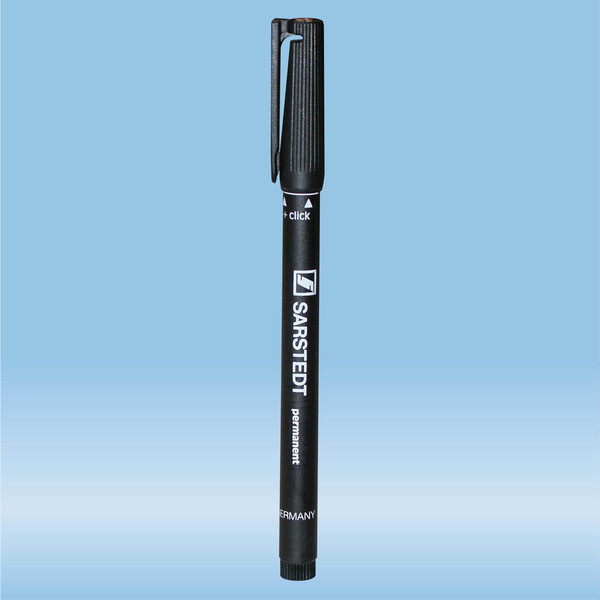 Felt marker, black, waterproof