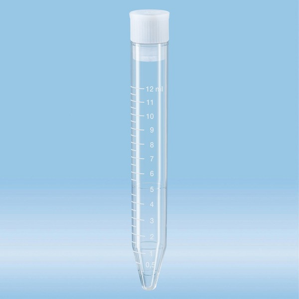 Tube, 12 ml, (LxØ): 110 x 17 mm, PS