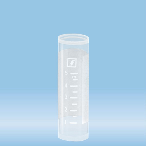 Tube, 7 ml, (LxØ): 50 x 16 mm, PP, with print