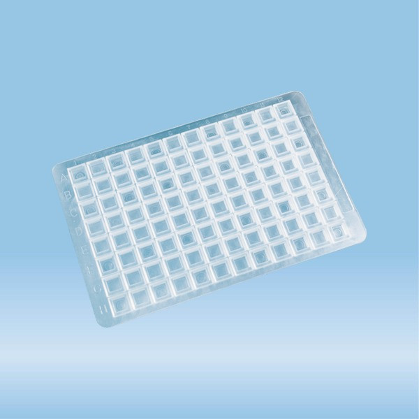 Closure mat, for Deep Well plate 2.2 ml (82.1972.002), (LxW): 79 x 121 mm, EVA, transparent