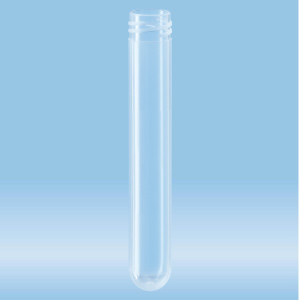Screw cap tube, 5 ml, (LxØ): 75 x 13 mm, round base, PP, without cap, 422 piece(s)/bag