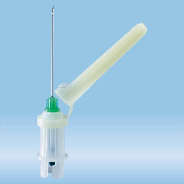 S-Monovette® safety needle, 21G x 1 1/2'', green, 1 piece(s)/blister
