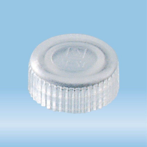 Screw cap, natural, sterile, suitable for screw cap micro tubes