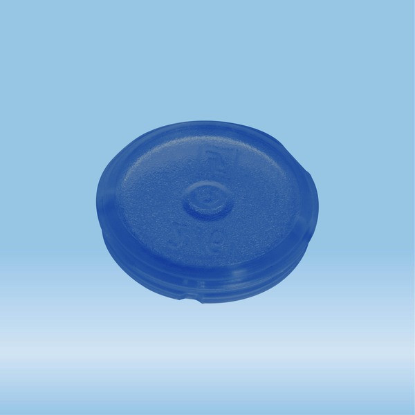 Colour-coded inserts, blue, PP, suitable for screw caps 65.712.xxx