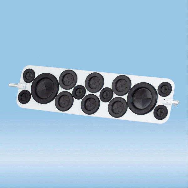 Plate rotor, for 2 tubes up to 35 mm Ø and 6 tubes, up to 20 mm Ø and 6 tubes, up to 12.5 mm Ø, for