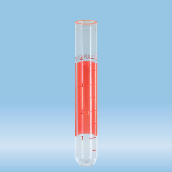 Tube, 5 ml, (LxØ): 75 x 12 mm, PS, with print