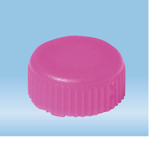 Screw cap, pink, suitable for screw cap micro tubes