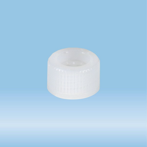 Screw cap, transparent, suitable for tubes 82 x 13 mm