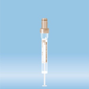 S-Monovette® Serum Gel, 1.1 ml, Cap brown, (LxØ): 66 x 8 mm, with paper ...