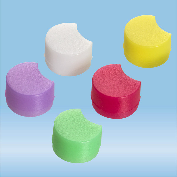 Colour-coded inserts, for CryoPure tubes, colour mix