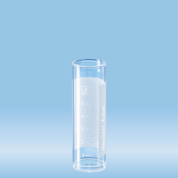 Tube, 7 ml, (LxØ): 50 x 16 mm, PS, with print