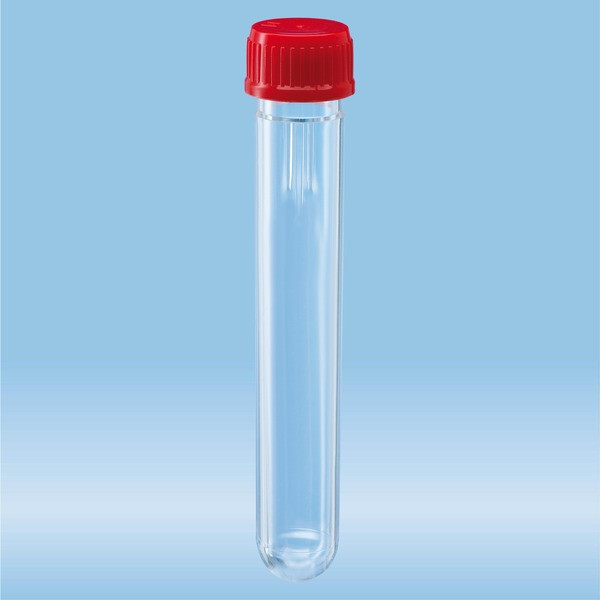 Cell culture tubes, (LxØ): 99 x 16 mm, round base, TC-treated