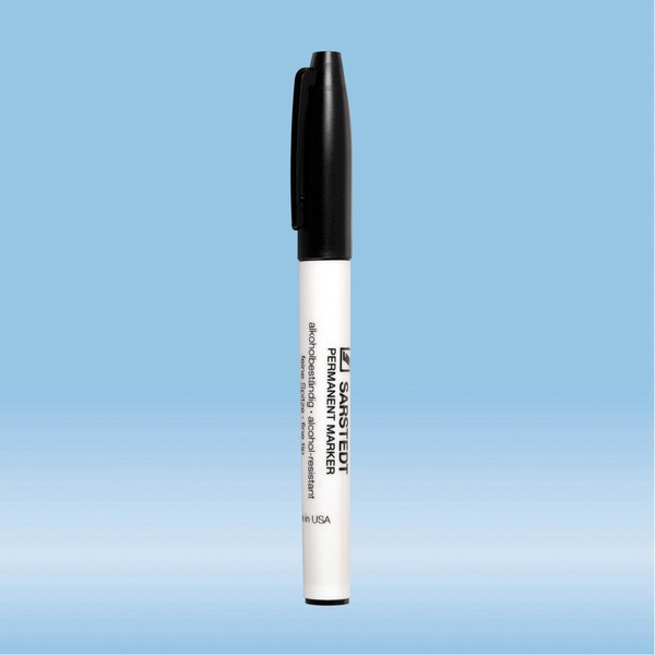 Felt marker, black, alcohol-resistant