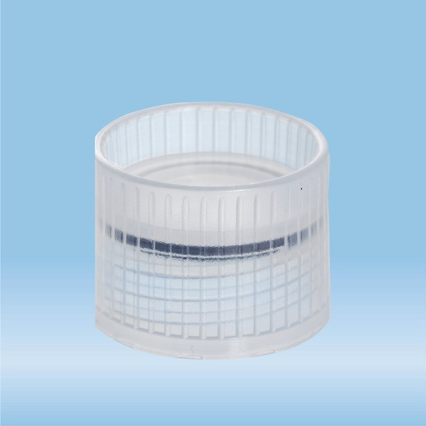 Screw cap, natural, suitable for tubes Ø 16.5 mm