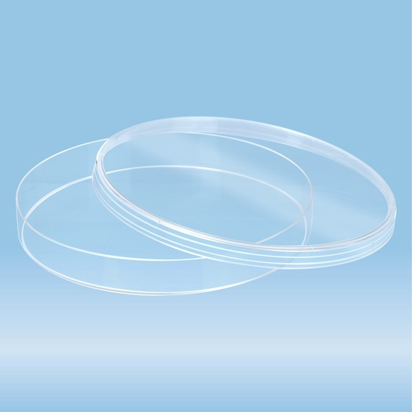 Petri dish, 150 x 20 mm, transparent, with ventilation cams