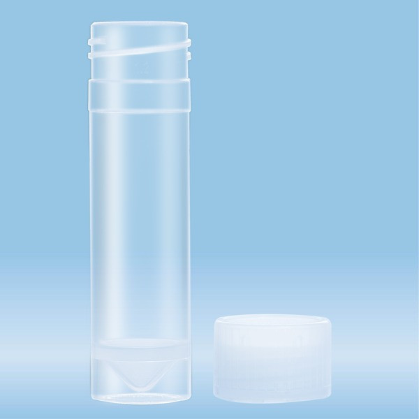 Screw cap tube, 5 ml, (LxØ): 57 x 15.3 mm, PP