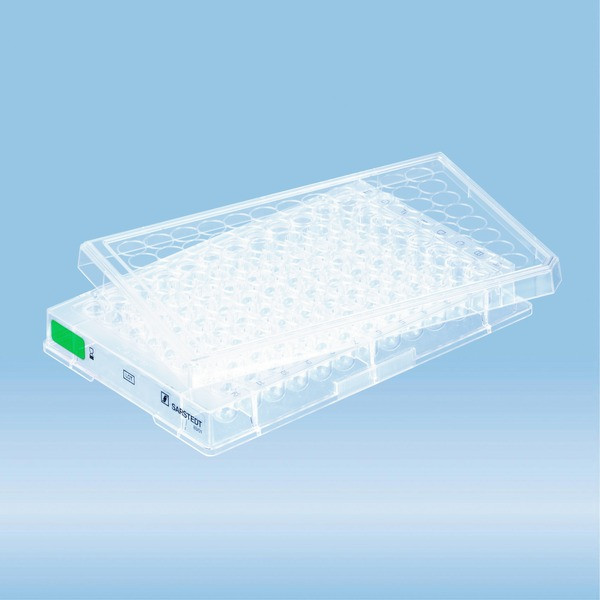 Cell culture plate, 96 well, surface: Suspension, round base