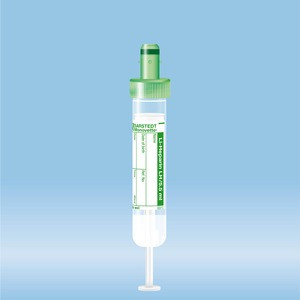 S-Monovette® Lithium heparin, 5.5 ml, Cap green, (LxØ): 75 x 15 mm ...