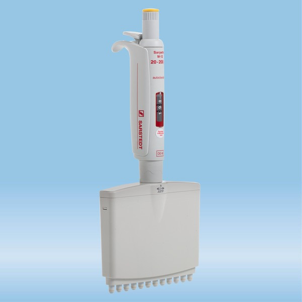 Sarpette® M, 12-channel, variable, 20 µl - 200 µl, yellow, 1 piece(s)/case