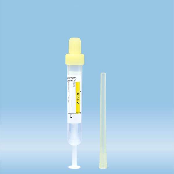 UrineMonovette®, 3.2 ml, Cap yellow, (LxØ) 75 x 13 mm, 64 piece(s