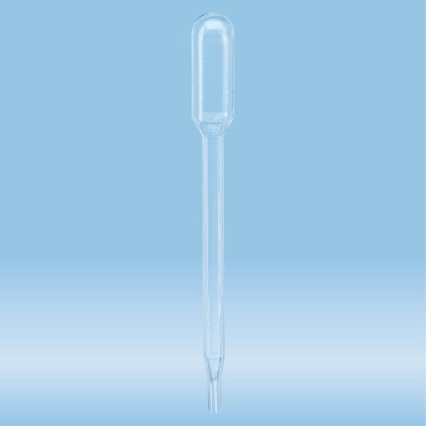Transfer pipette, 1 ml, (LxW): 87 x 10 mm, LD-PE, transparent