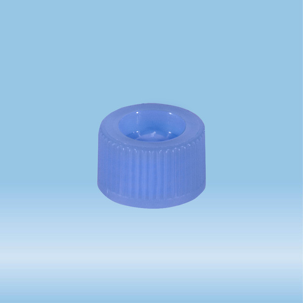 Screw cap, blue, suitable for tubes 82 x 13 mm