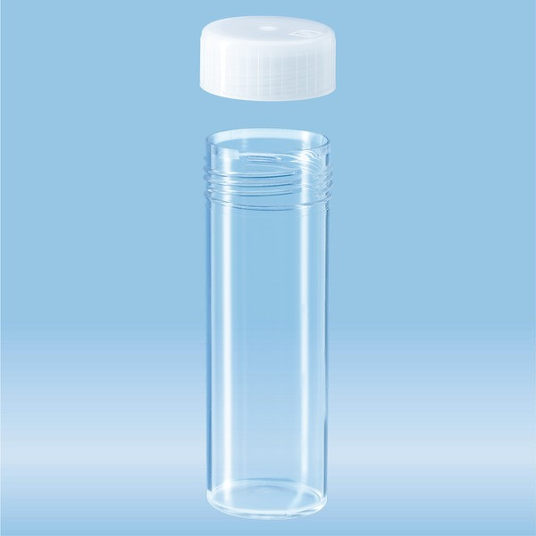 Screw cap tube, 30 ml, (LxØ): 80 x 27 mm, PC