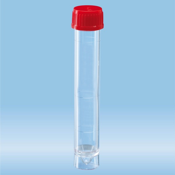 Cell culture tubes, (LxØ): 97 x 16 mm, skirted conical base, TC-treated